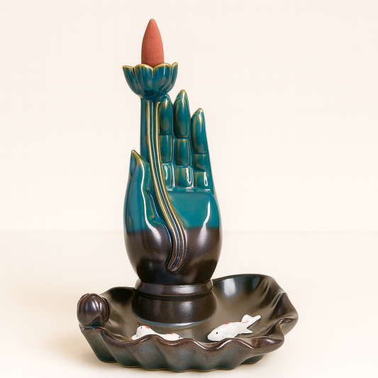 Cascasa de humo - Mano Loto Peces Koi