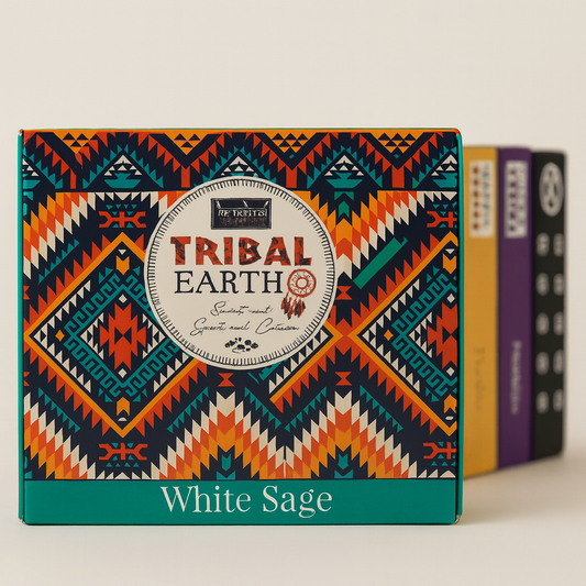 Resina Natural en Copa Krishna Tribal Earth – Incienso Ritual (Varios Aromas)