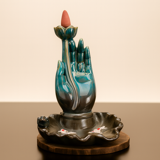 Cascasa de humo - Mano Loto Peces Koi