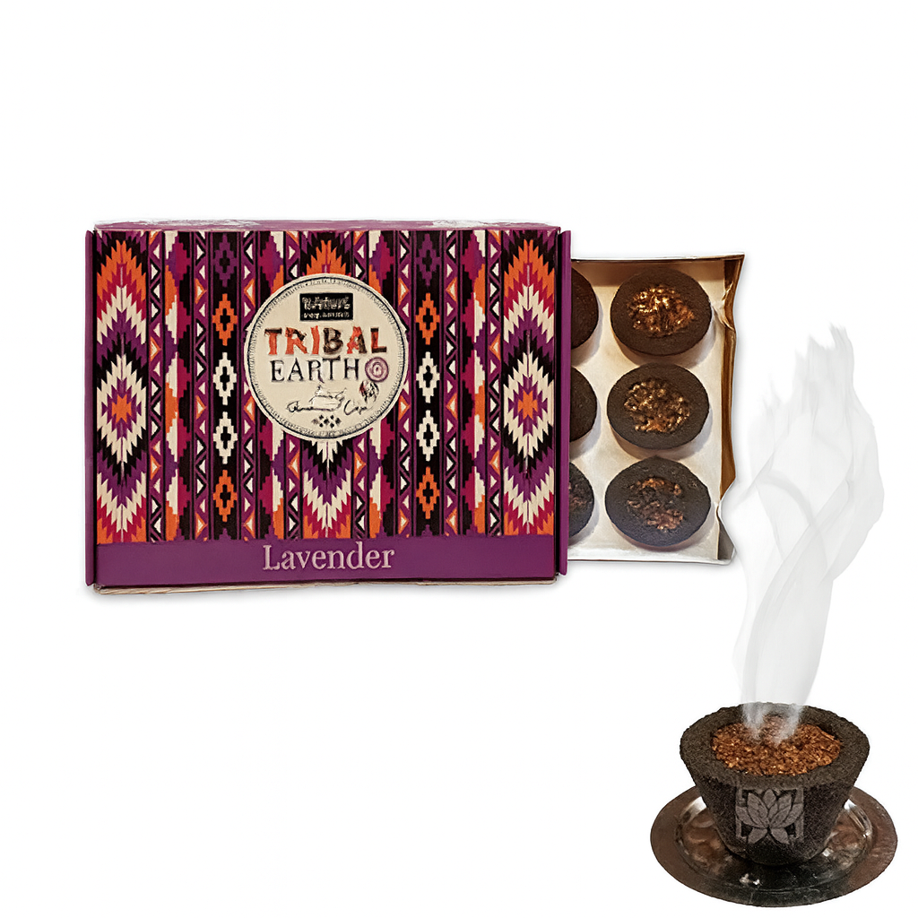 Resina Natural en Copa Krishna Tribal Earth – Incienso Ritual (Varios Aromas)